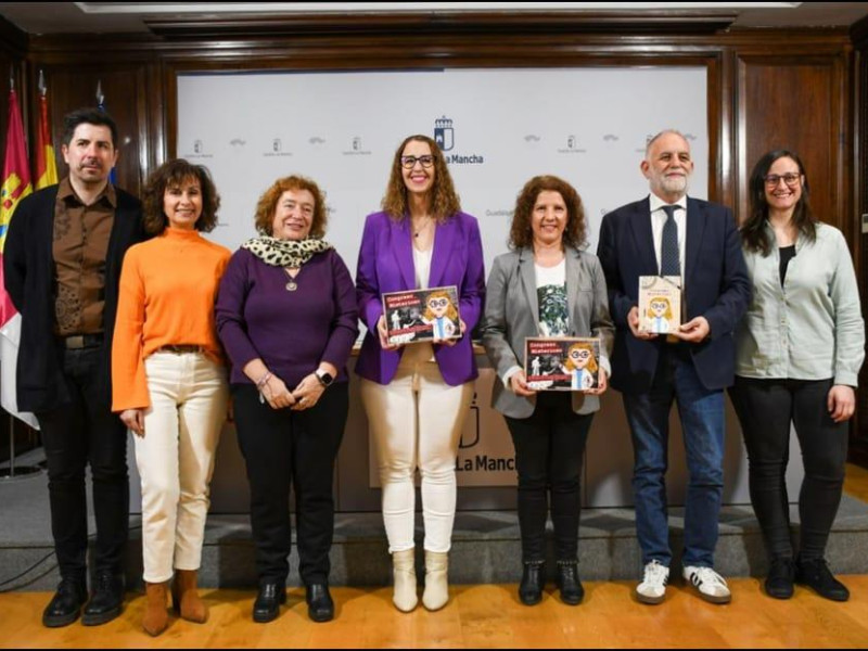 Momento de la presentación de 'Mujeres Científicas: Congreso Misterioso' el pasado 11 de febrero