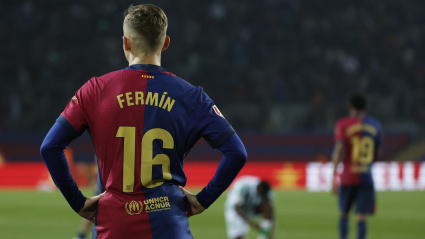 Fermín y Lamine Yamal, tras el Barcelona-Betis