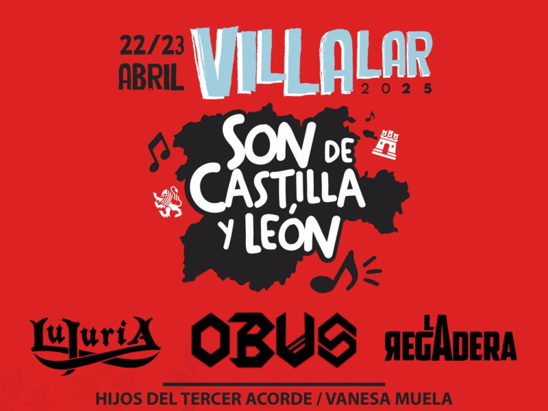 Cartel de la programación musical de Villalar de los Comuneros 2025SOCIEDAD CASTILLA Y LEÓN ESPAÑA EUROPA VALLADOLID CULTURA POLÍTICAAYTO VILLALAR