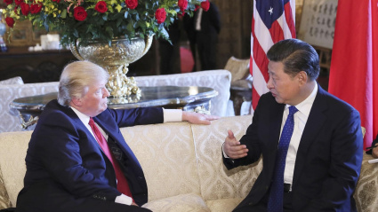 Los presidentes de EE.UU. y China, Donald Trump y Xi Jinping, la última vez que se vieron cara a cara