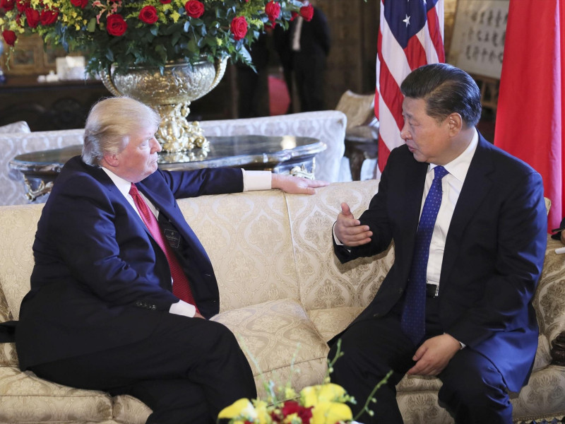 Los presidentes de EE.UU. y China, Donald Trump y Xi Jinping, la última vez que se vieron cara a cara