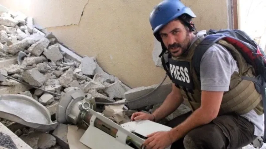 Fernando Gutiérrez en Gaza