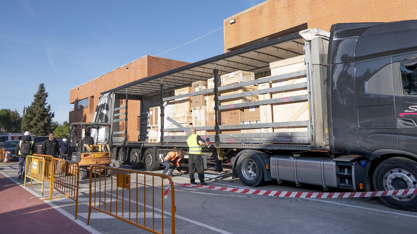 Descarga del acelerador lineal