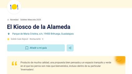 Referencia en Guía Repsol