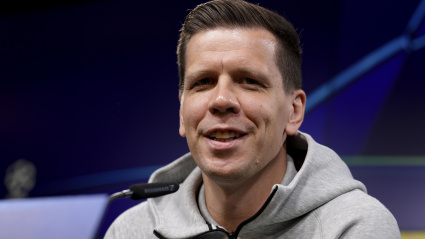 Szczesny, en rueda de prensa