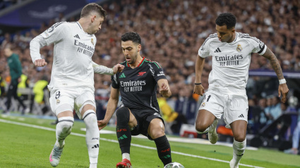 Valverde y Rodrygo defienden Mikel Merino en el Real Madrid - Arsenal