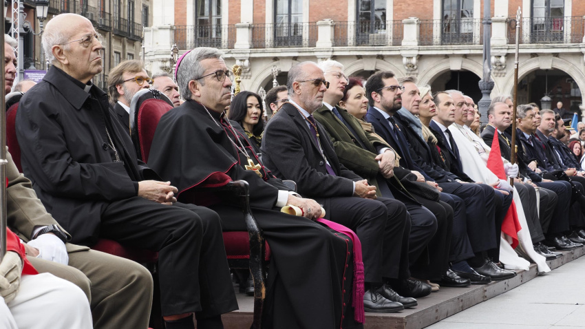 Luis Arguello durante el Sermón de las Siete Palabras de Valladolid