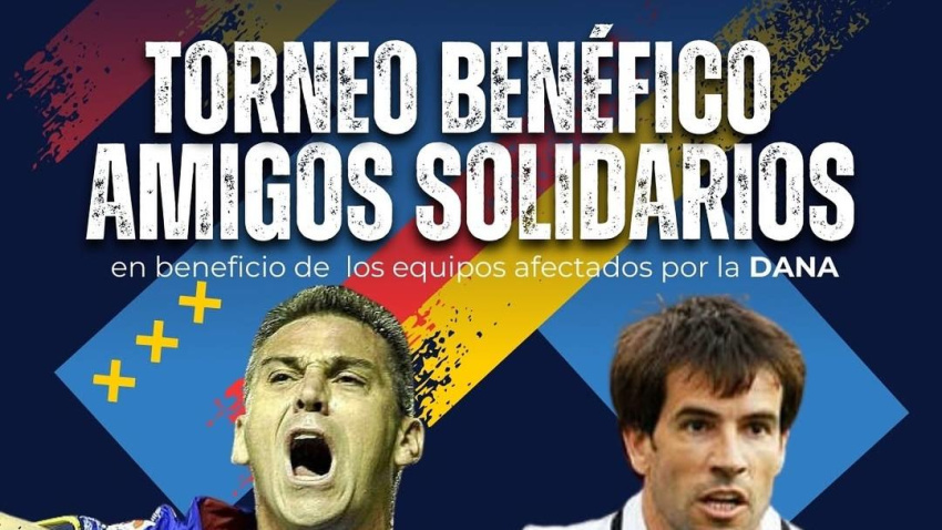 Imagen del cartel del Torneo Benéfico Amigos Solidarios