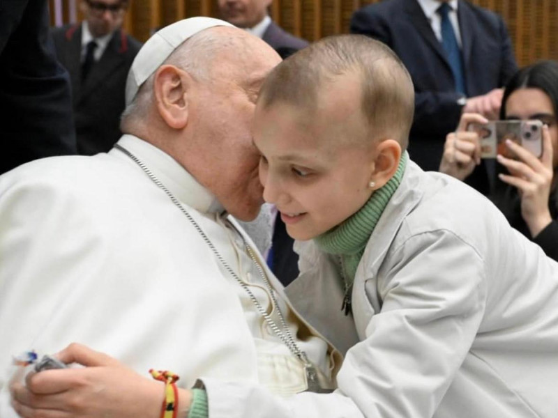 La visita de María al Papa Francisco