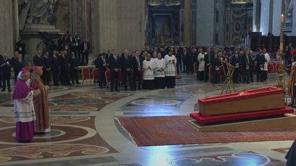 El Papa Francisco en la Basílica del Vaticano