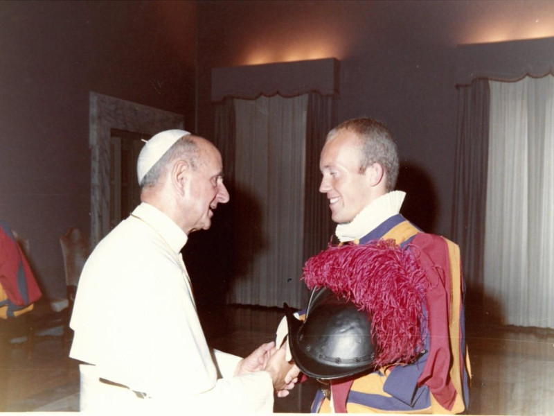 Thomas Book con Pablo VI