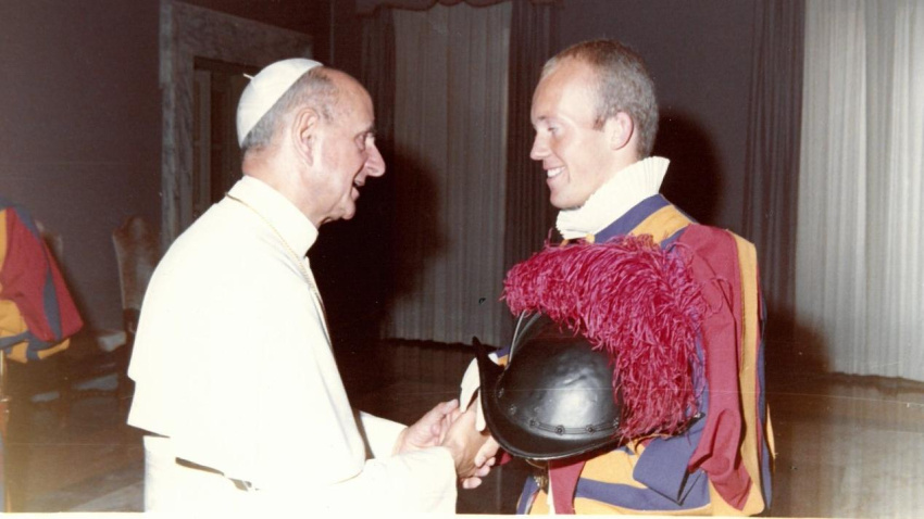 Thomas Book con Pablo VI