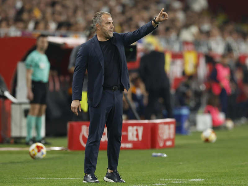 Hansi Flick, entrenador del Barcelona