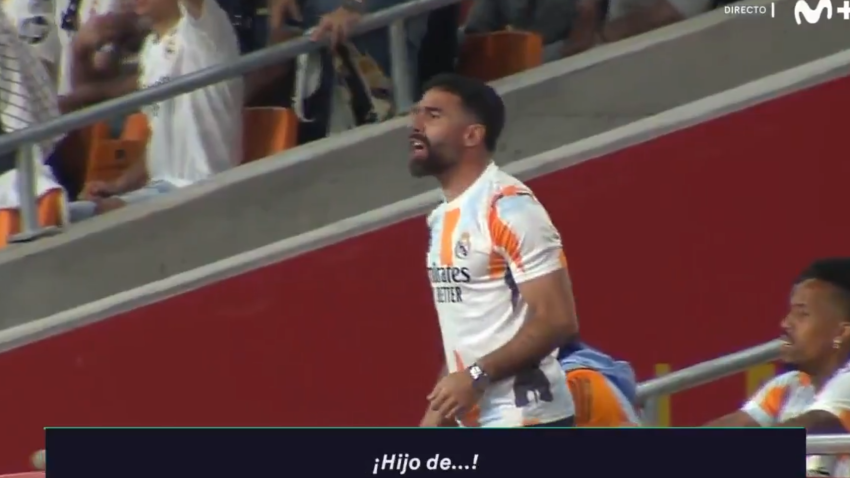 Carvajal llamando "hijo de.." a de Burgos Bengoetxea
