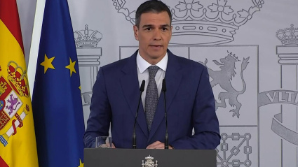 El presidente del Gobierno, Pedro Sánchez