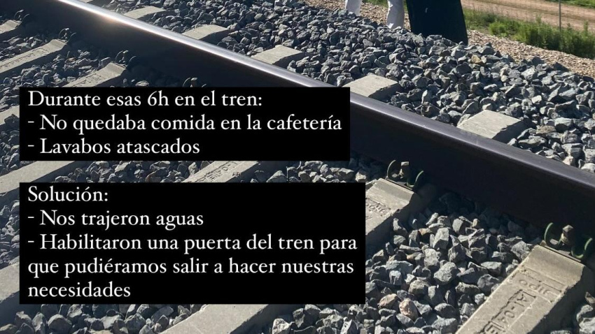 La odisea de Laura Ester, campeona olímpica de waterpolo, tras detenerse el tren en el que viajaba durante el apagón