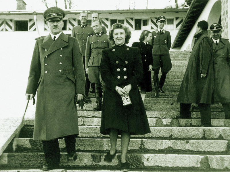 Hitler y Eva Braun
