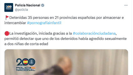 La investigación comenzó a raíz de un correo de colaboración ciudadana en el que se alertaba sobre un posible enlace que contenía imágenes de explotación sexual infantil.