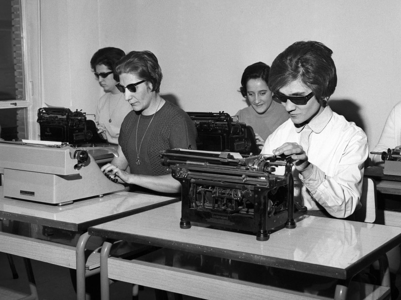 Máquina de escribir, archivo