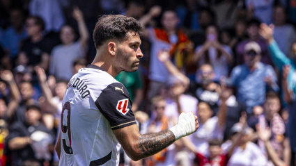 Hugo Duro marcó desde los once metros