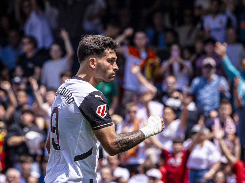 Hugo Duro marcó desde los once metros