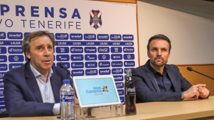 Felipe Miñambres y Ayoze García, consejeros del CD Tenerife