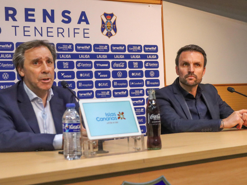 Felipe Miñambres y Ayoze García, consejeros del CD Tenerife
