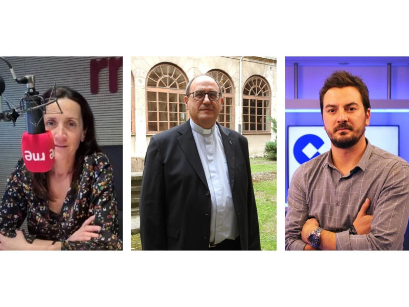 María Álvarez de Eulate, José Luis Cabria y Jorge Bustos