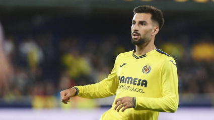Alex Baena durante un partido del Villarreal