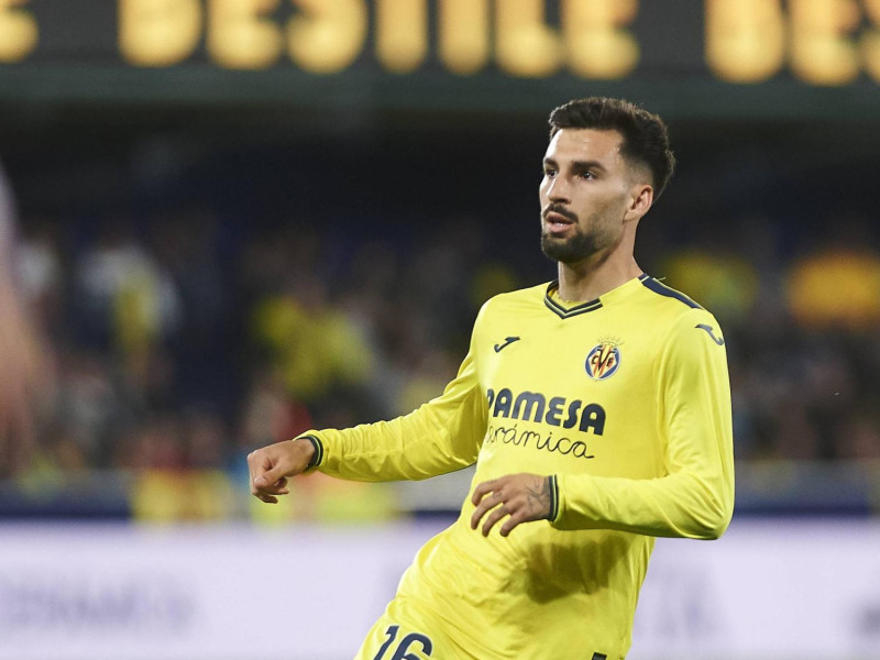 Alex Baena durante un partido del Villarreal