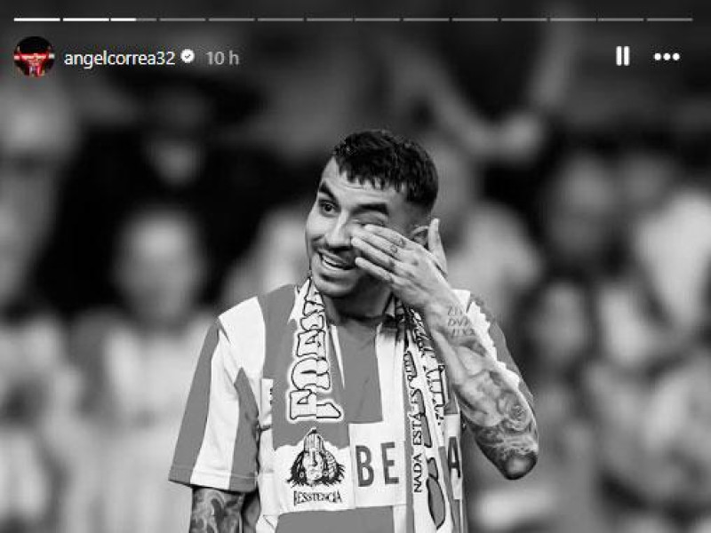 Ángel Correa, tras su encuentro en el Metropolitano
