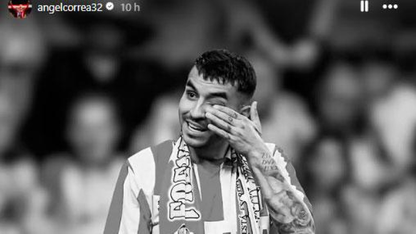 Ángel Correa, tras su encuentro en el Metropolitano