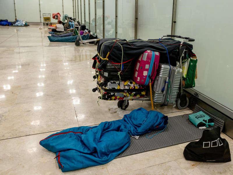 Aeropuertos Españoles y Navegación Aérea (Aena) ha comenzado a las nueve de la noche de este miércoles los controles de acceso al aeropuerto Adolfo Suárez Madrid-Barajas