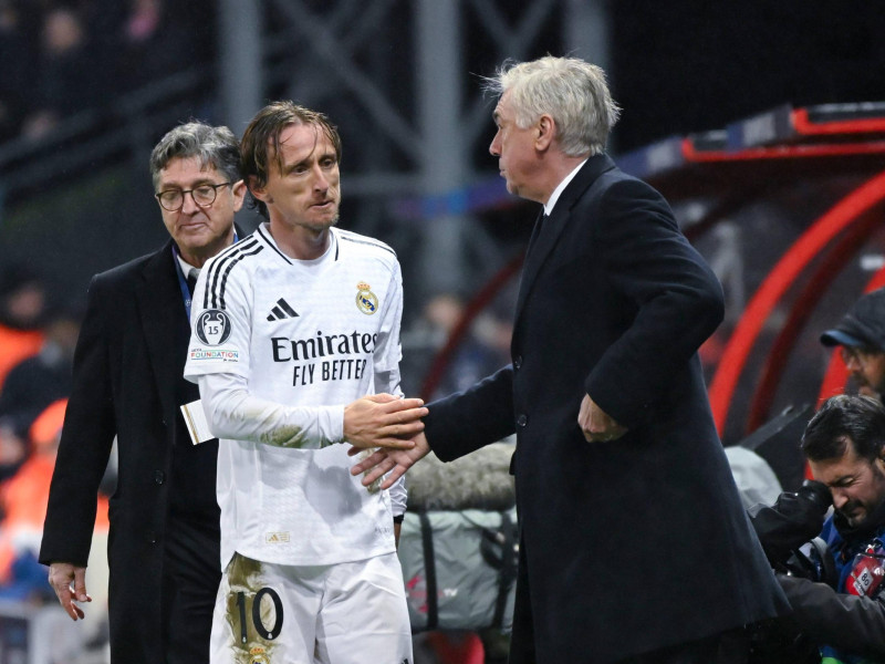 Ancelotti y Modric se despiden este sábado del Real Madrid.