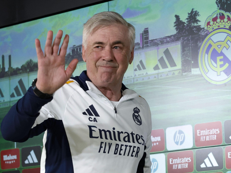 Última rueda de prensa de Ancelotti ante de un partido con el Real Madrid.