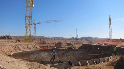 Obra de construcción en Guadalajara