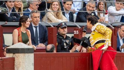 Roca Rey en su brindis a Isabel Díaz Ayuso