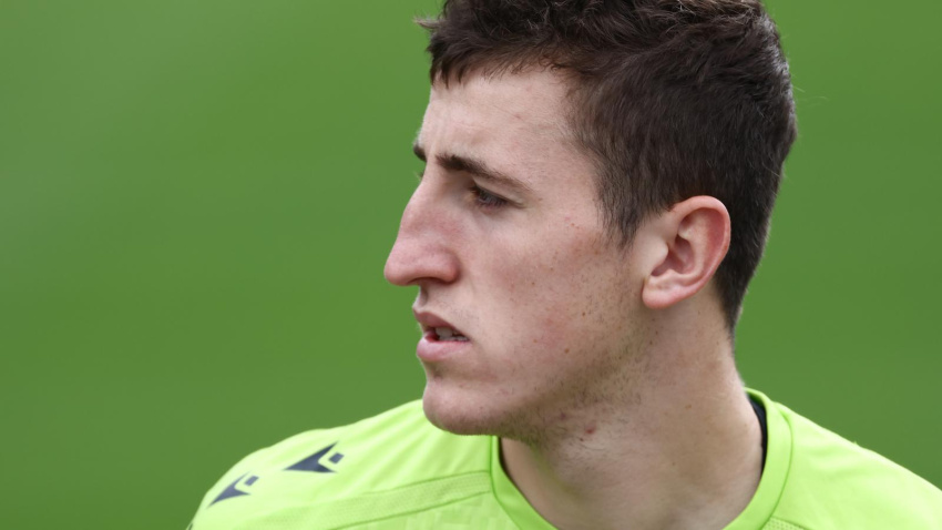 Mariezkurrena ha marcado dos goles con al Real Sociedad en la campaña 24/25