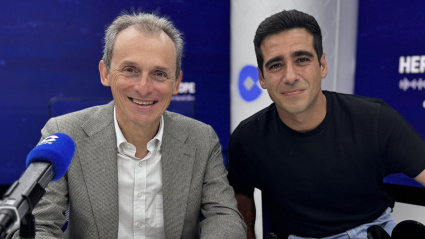 Pedro Duque junto a Alberto Herrera