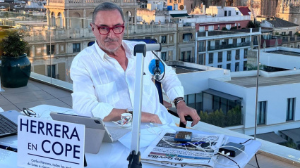 El momento informativo más estelar que ha vivido Carlos Herrera en Sevilla