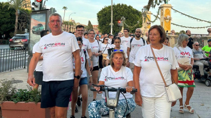 Conchita de León, paciente de Esclerosis Múltiple en Murcia, invitada de 'ECCLESIA AL DÍA' y paciente de Esclerosis Múltiple en Murcia