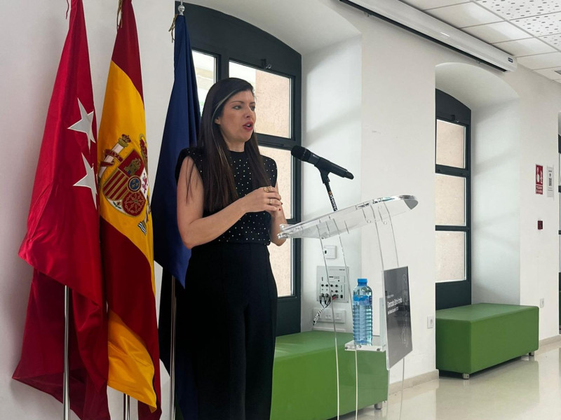 Gema Santos, periodista y locutora de COPE, durante la ceremonia de entrega de premios