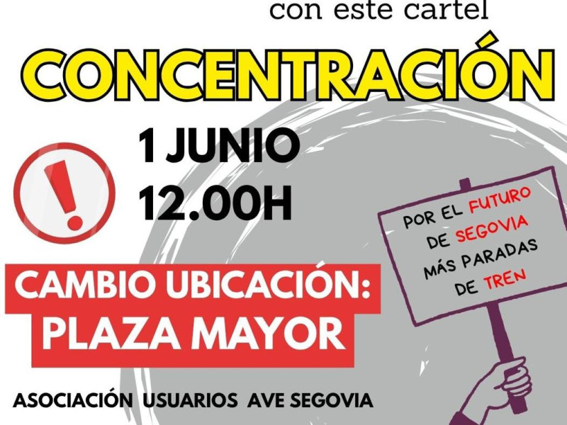 Manifestación en Segovia
