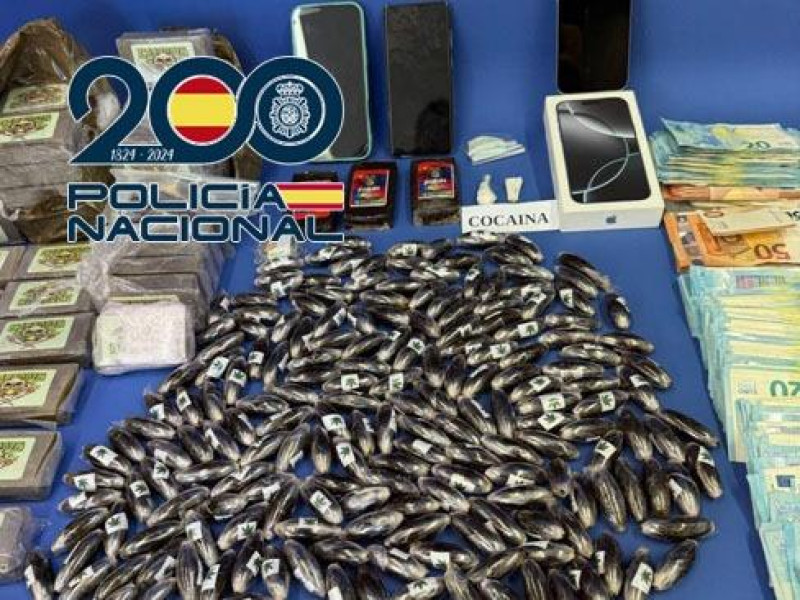 Detenidas dos personas por tráfico de drogas en Ponferrada (León) tras incautarles 7,7 kilos de hachís (3)