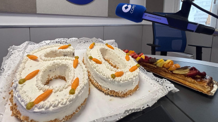 El horno Don Pà ha enviado a COPE Valencia una tarta para celebrar el 60 aniversario