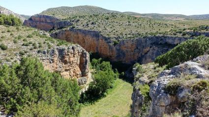 El río Mesa esculpe un impresionante cañón a lo largo de sus 60 kilómetros de recorrido