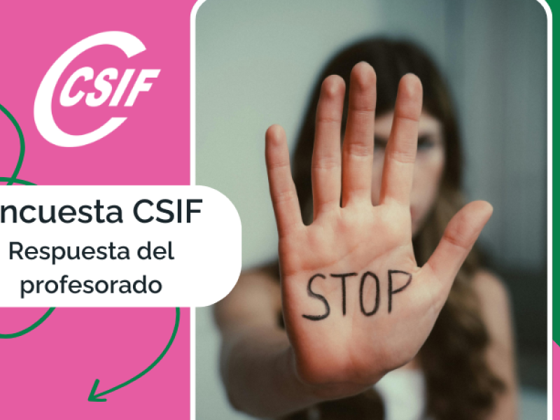 Campaña de CSIF contra las agresiones en el ámbito educativo