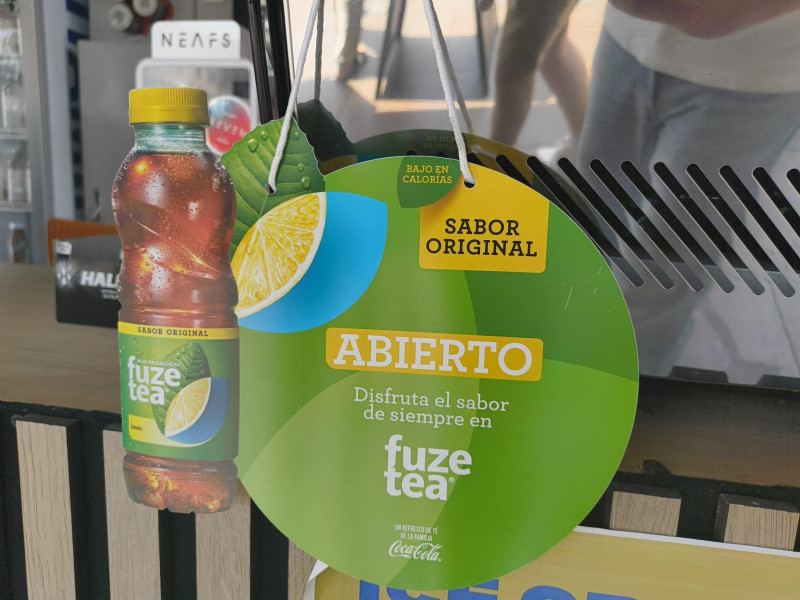 Cartel de Fuze Tea.
