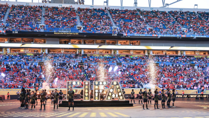 Imagen de la ceremonia inaugural del Mundial de Clubes