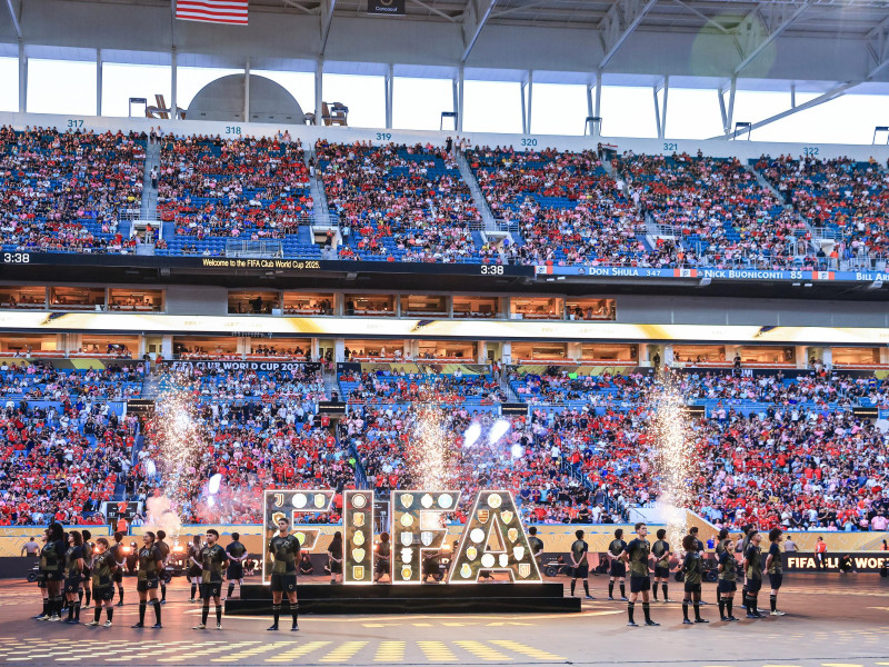Imagen de la ceremonia inaugural del Mundial de Clubes
